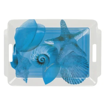 Topoplastic Ocean serisi melamin büyük tepsi. 37x54 cm. - 1