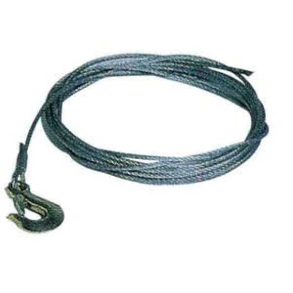 Vinç için galvanizli çelik halat. Ø 5mm, 7.5metre.