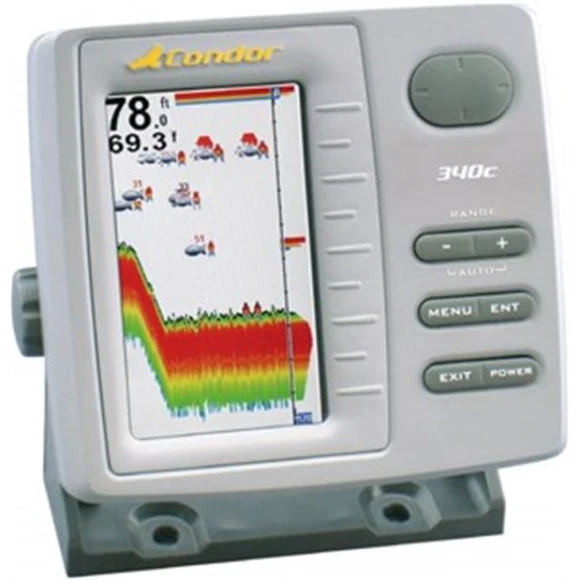 CONDOR SONAR Condor 340 C Renkli Ekran Balık Bulucu Türkçe Menü