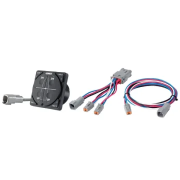 Lenco Auto Glide sistem ikinci istasyon kiti. İkinci kontrol paneli, Y kablo ve 9 metre kablo içerir. - 1