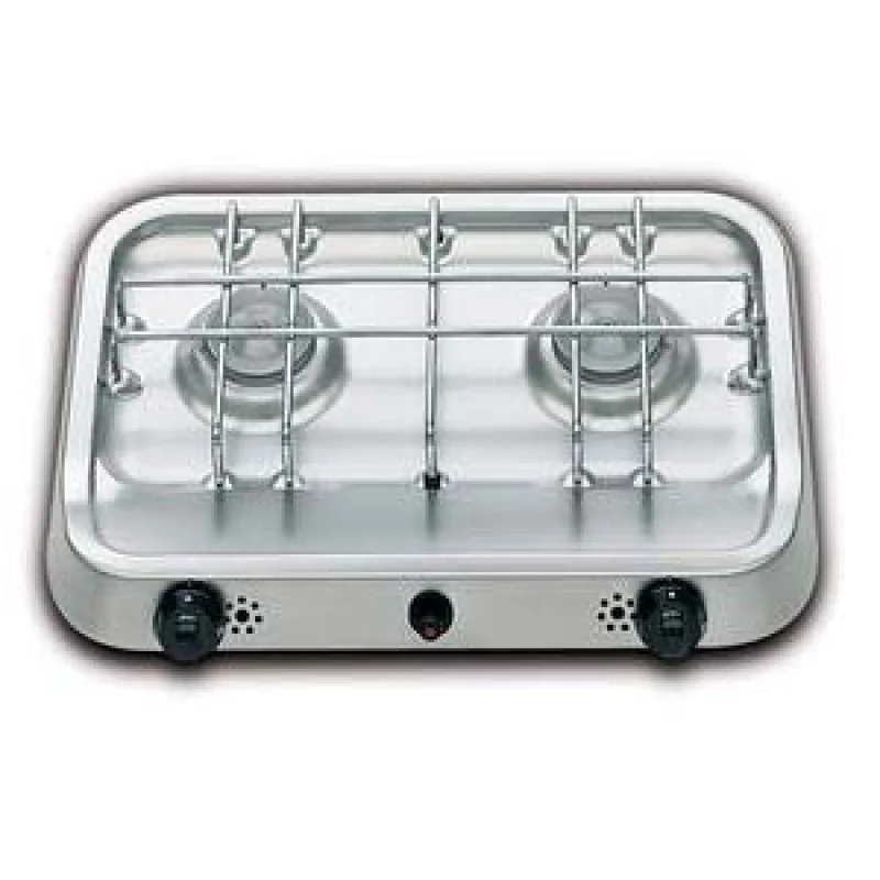 Smev 2000 serisi çift gözlü, gazlı, gömme ocak. 