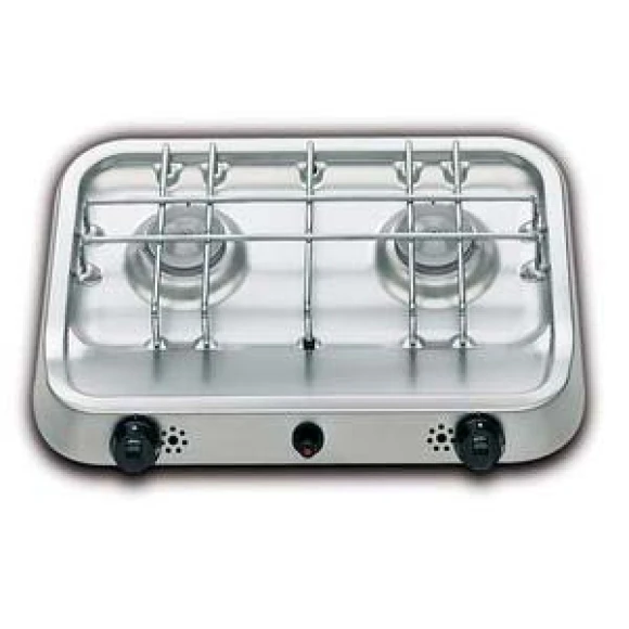 Smev 2000 serisi çift gözlü, gazlı, gömme ocak. 