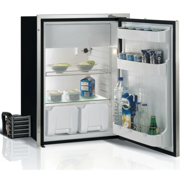 Vitrifrigo buzdolabı. C130LX OCX2. Paslanmaz çelik kapaklı.