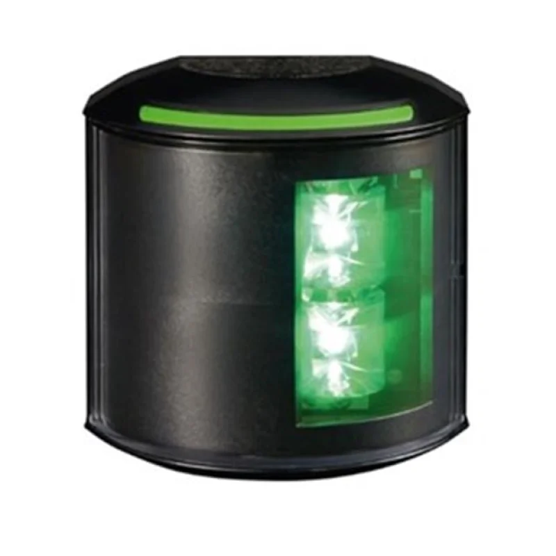 AQUA SIGNAL Aqua Signal 44 Serisi Ledli Sancak Seyir Feneri 12/24V Siyah