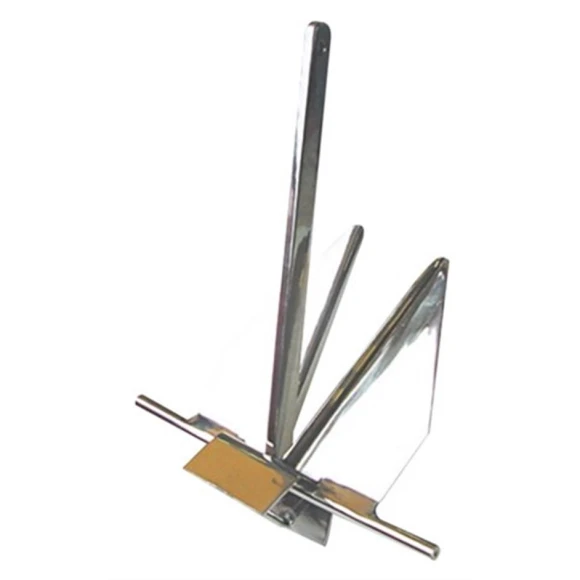 KWING  METAL Danforth tip çıpa, paslanmaz çelik 8KG