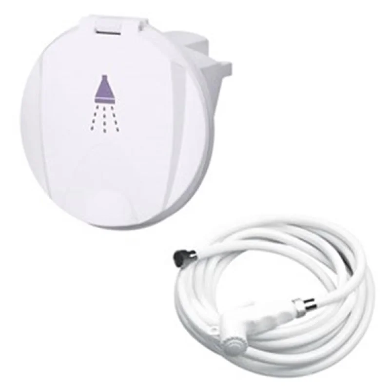 NUOVA RADE Nuova Rade Hortumlu duş ve yuva, kromaj kapak