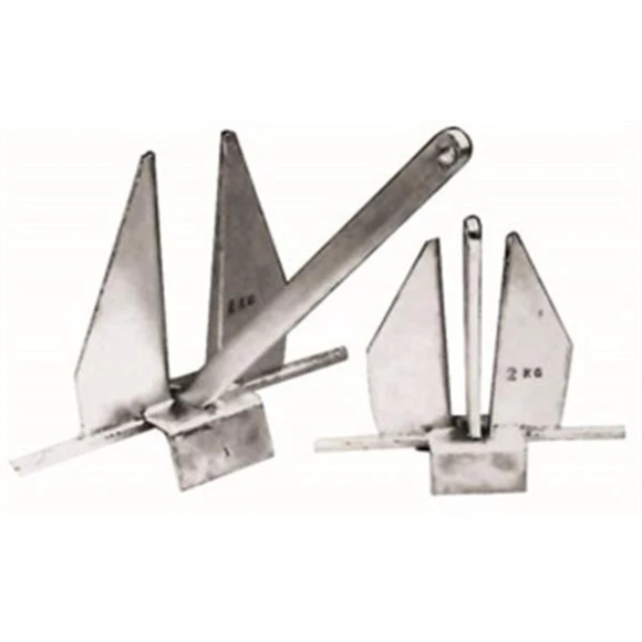 QUATTRO MARINE Danforth tipi çıpa, galvaniz 2,5KG