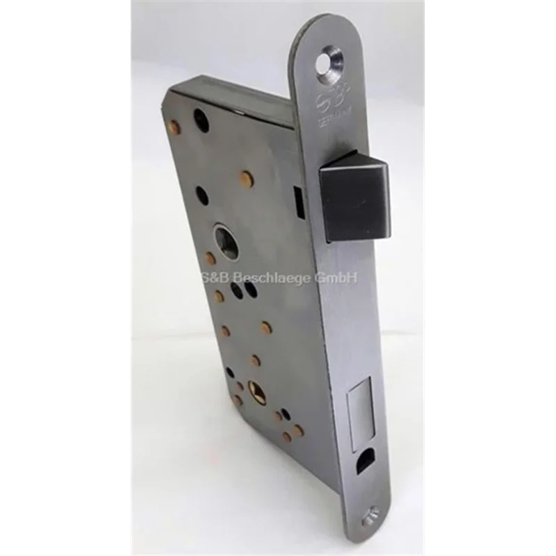 BESCHLAGE Polisajlı paslanmaz çelik tuvalet kapısı kilidi, sağ