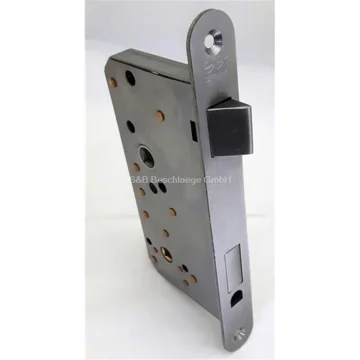 BESCHLAGE Polisajlı paslanmaz çelik tuvalet kapısı kilidi, sağ - 1