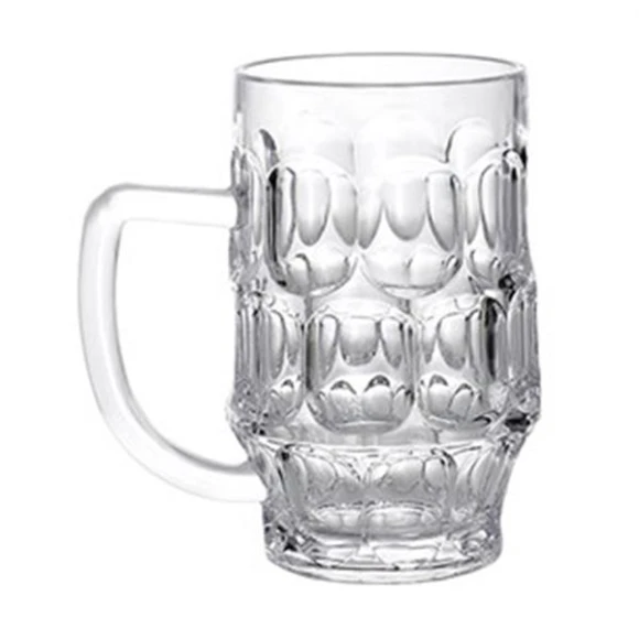 GIMEX Bira bardağı, kulplu, 500 cl, polikarbonat. 2set