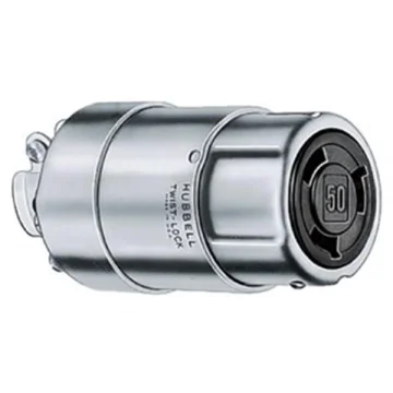 HUBBELL Hubbell 220V paslanmaz marin fiş 50 Amp - 1