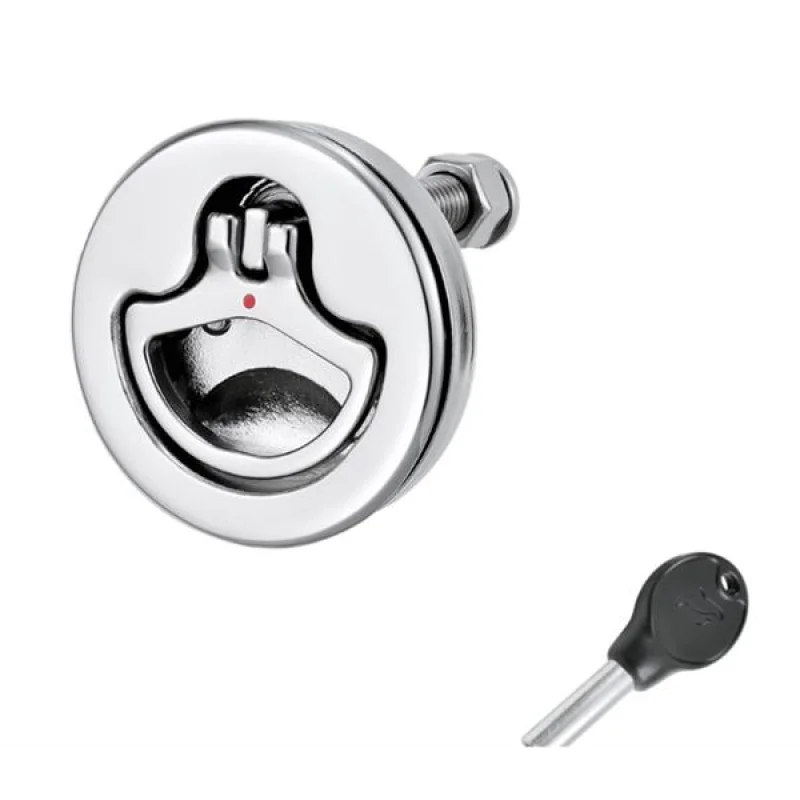 MARINE TOWN Gömme Kulp, Pasl.Çelik - Kilitli Ø64mm