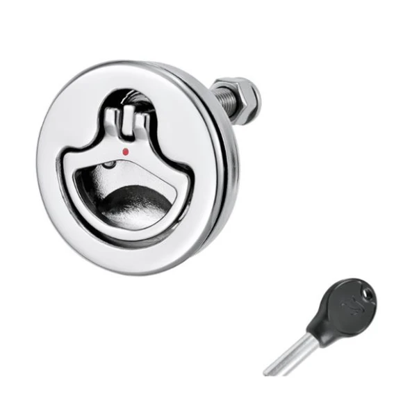 MARINE TOWN Gömme Kulp, Pasl.Çelik - Kilitli Ø64mm