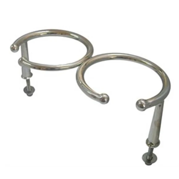 MARINE TOWN Marine Town Paslanmaz Çelik Çiftli Saplamalı Bardak tutucu