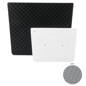 NUOVA RADE AYNA PLAKASI, SİYAH 450X360MM - 1