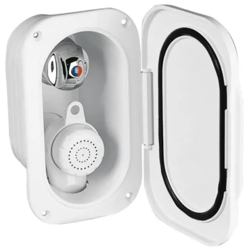 NUOVA RADE DUŞ&amp;YUVA,SICAK-SOĞUK MİXSERLİ, KAPAKLI, 5 MT - 1