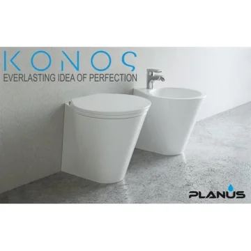 PLANUS Konos 24V Beyaz Taş Tuvalet - 1