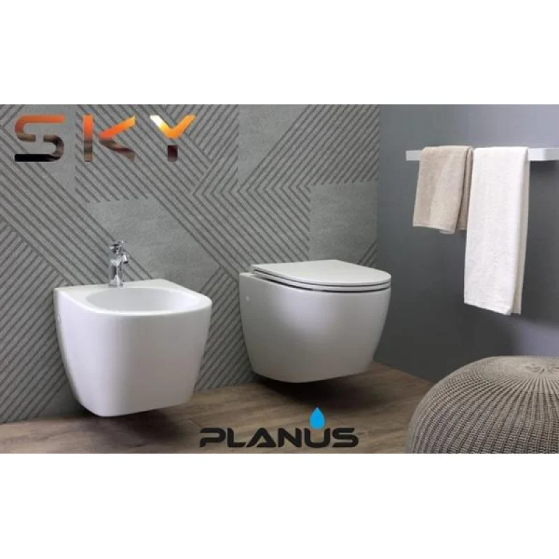 PLANUS Sky 24V Beyaz Taş Tuvalet