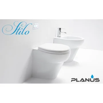 PLANUS Stilo 12V Beyaz Taş Taharet Kitli Tuvalet - 1
