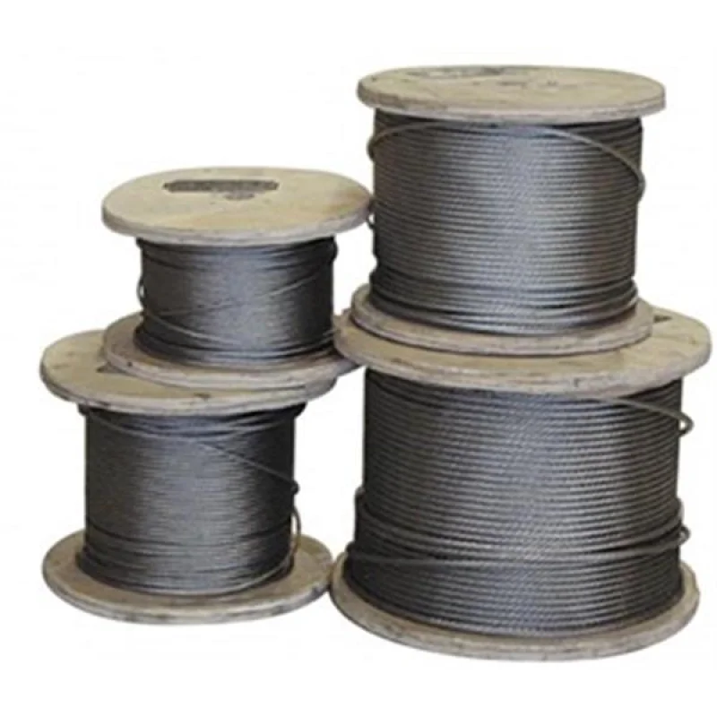 QUATTRO MARINE STAINLESS STEEL WIRE ROPE, 6MM, 7x19, AISI316