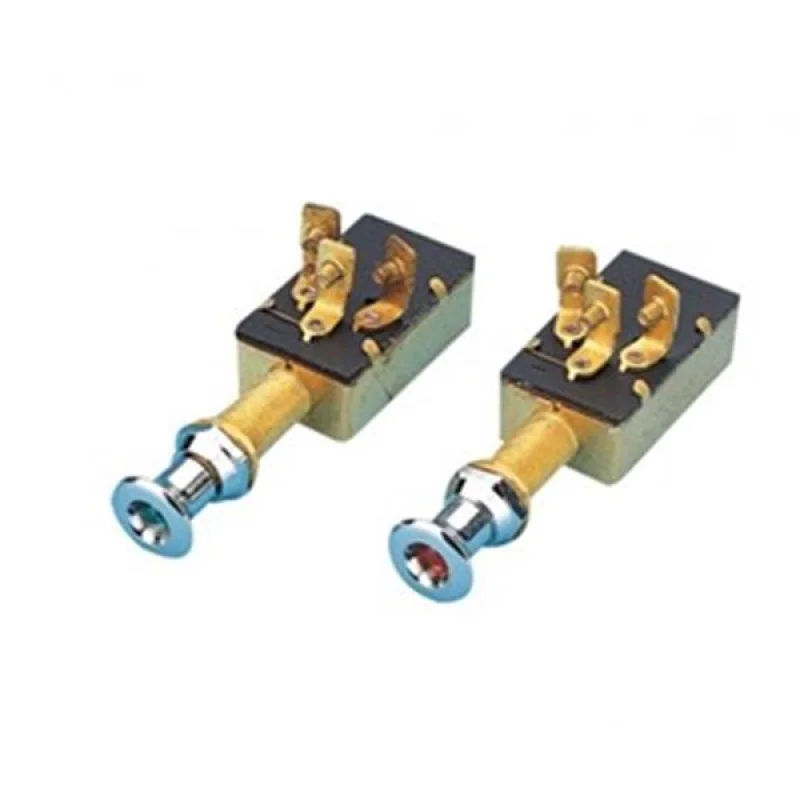 SEAWORLD Çekmeli switch yeşil ışıklı 12V/24V