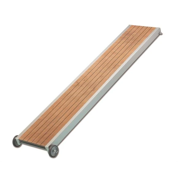 TREM TREM PASERELLA ALUMİN.,KAYMAZ AHŞAP YÜZEYLİ 190CM