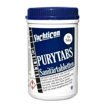 YACHTICON Pury Tabs Koku Önleyici Tablet 15li Kutu - 1