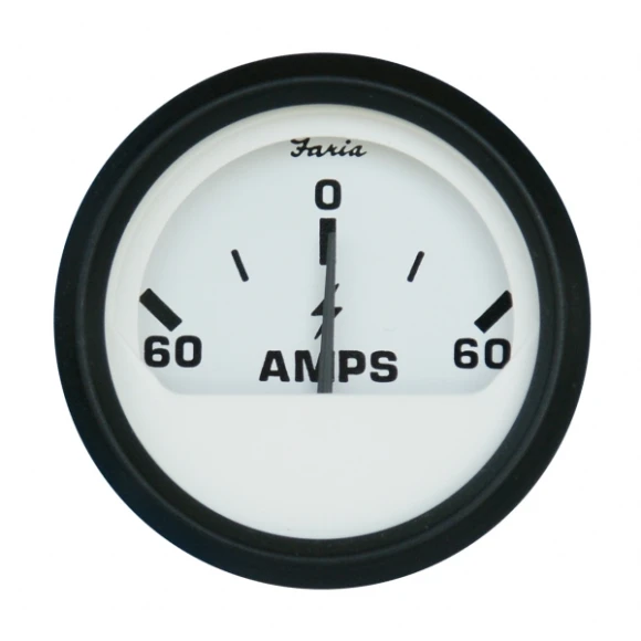 Faria ampermetre. 0-60-0 A.