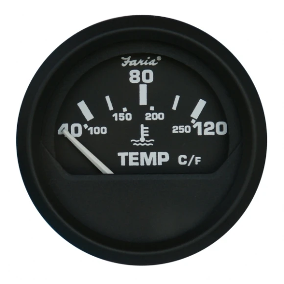 Faria su hararet göstergesi. Ø 52mm, 12V.