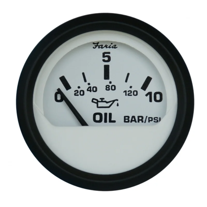 Faria yağ basınç göstergesi. 10 Bar.