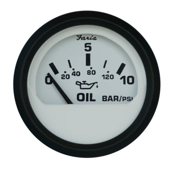 Faria yağ basınç göstergesi. 10 Bar.