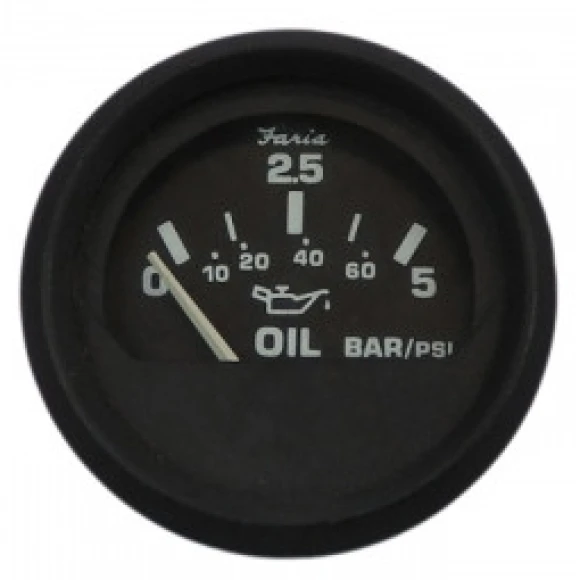 Faria yağ basınç göstergesi. 5 Bar.