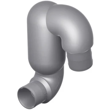 Goose Neck Motordan gelen suyu, eğimle egzoz çıkışına bağlar. - 1