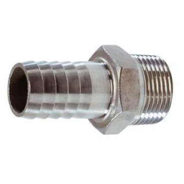 Hortum adaptörü.AISI 316 paslanmaz çelik. - 1