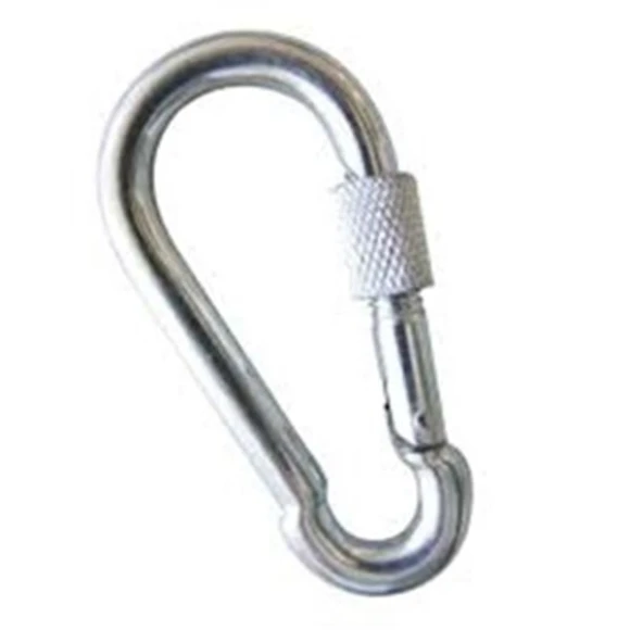 KWING  METAL KARABİNA OVAL, SOMUNLU Ø4MM