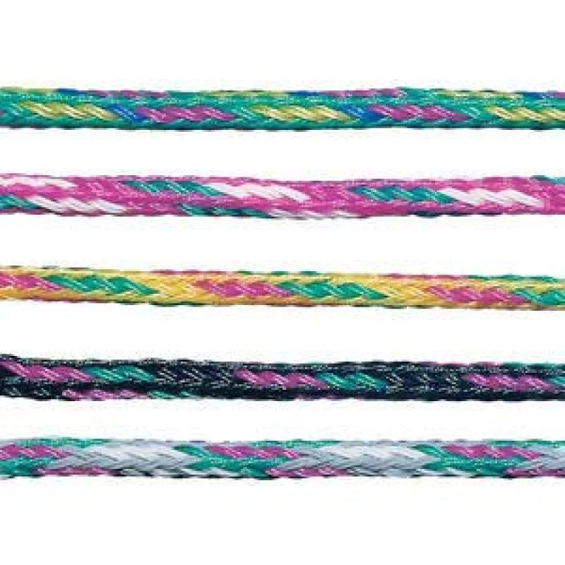 Polietilen örgü halat. Floresan renkli. Kayak ve emniyet şeridi ipi olarak kullanılabilir. Batmaz. Ø 7,5 mm.