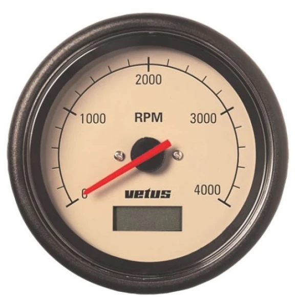 Vetus devir göstergesi, 0-4000 rpm.