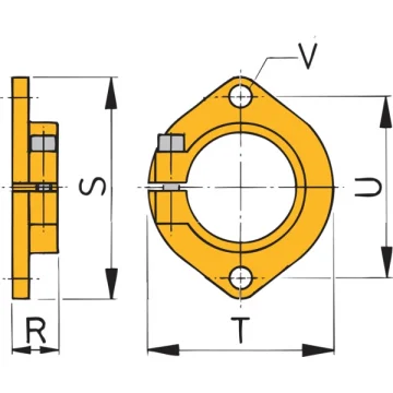 Vetus kovan bağlantı flanşı. - 1