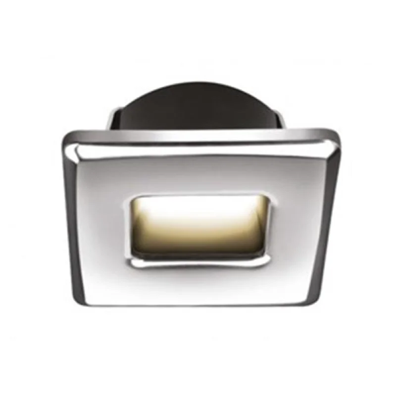 I2 SYSTEMS Ember Led Merdiven Lambası Mavi Kare, parlak krom 45x45 mm