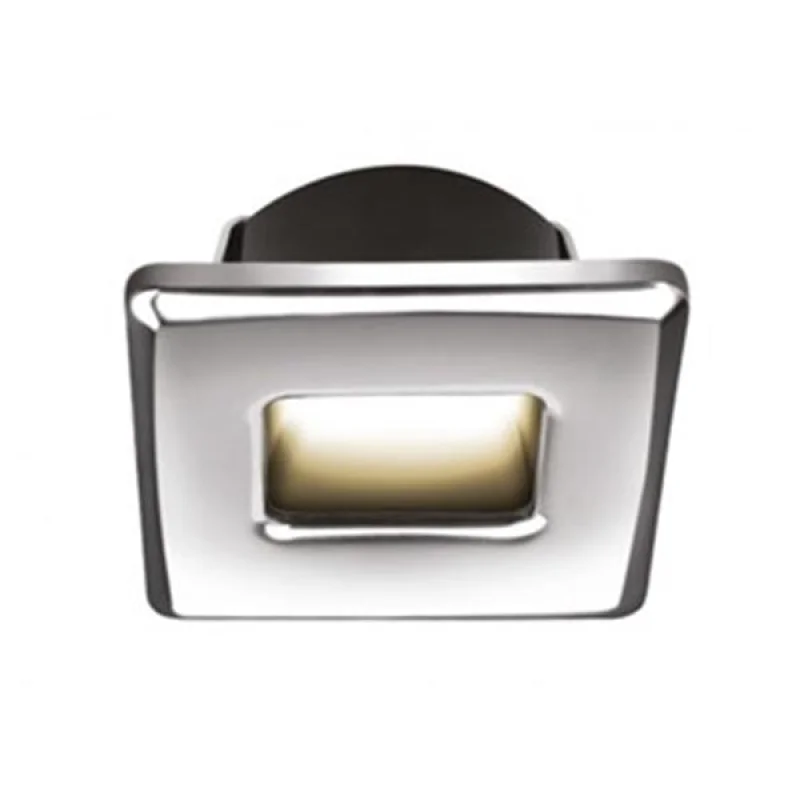 I2 SYSTEMS Ember Led Merdiven Lambası Mavi Tip:Kare, Parlak Krom 45x45 mm