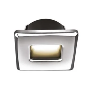 I2 SYSTEMS Ember Led Merdiven Lambası Mavi Tip:Kare, Parlak Krom 45x45 mm - 1