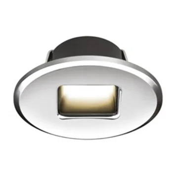 I2 SYSTEMS Ember Led Merdiven Lambası Mavi Tip:Oval, Parlak Krom 45x58 mm - 1