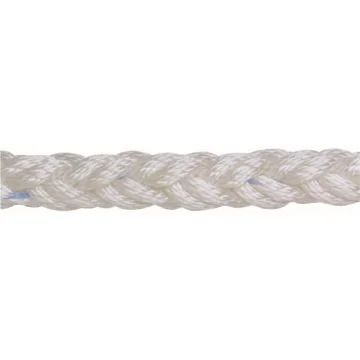 SUMAR White polyester 8-strand rope, 22mm - 1