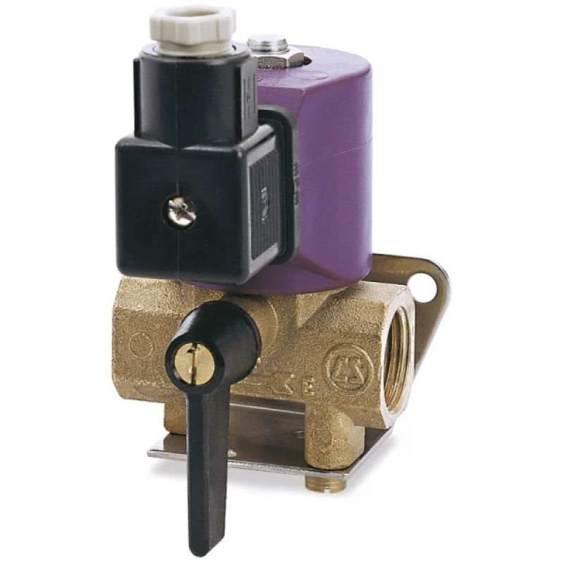 Quick Elektrik kontrollü vana. Manuel olarak da kullanılabilir. UNI EN 28846.