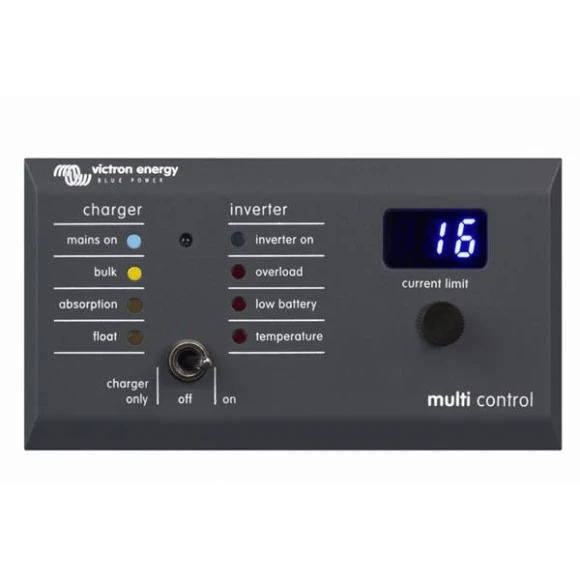 VICTRON ENERGY Digital Multi Control Panel 200/200A GX (90º RJ45)