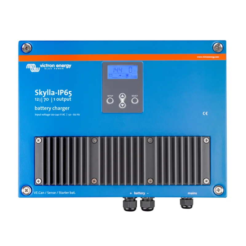 VICTRON ENERGY SKYLLA IP65 CHARGER 12V/70A(1) 120/240V