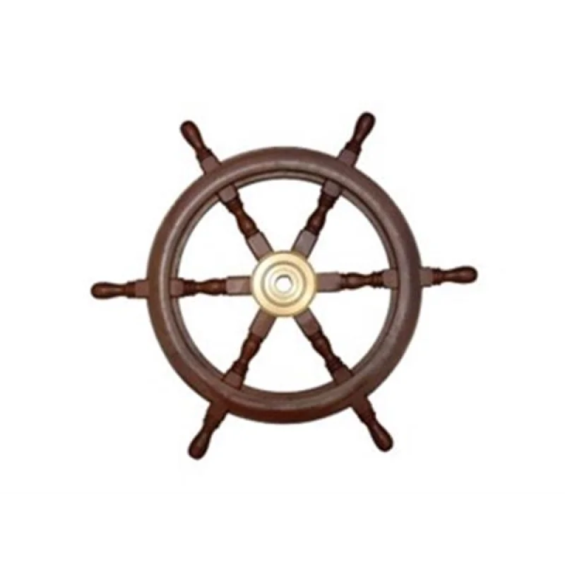 Markasız Ahşap Dümen Simidi 406mm