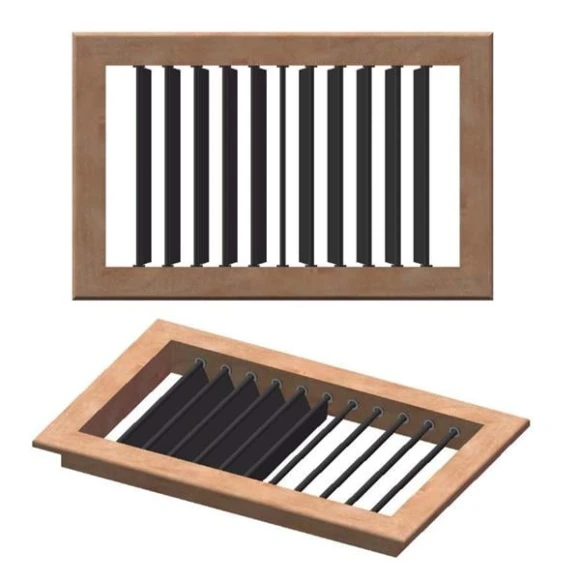 MSI Hava çıkış ızgarası. iki yönlü Tik 203X102mm