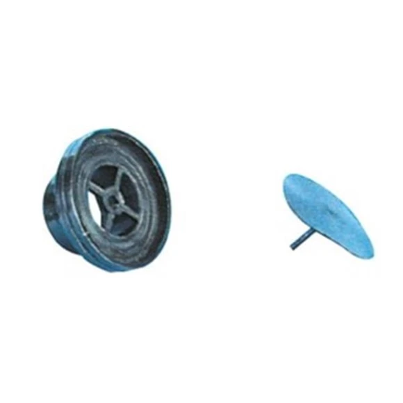 NUOVA RADE Tahliye Borusu Siyah, Valfli Ø22mm