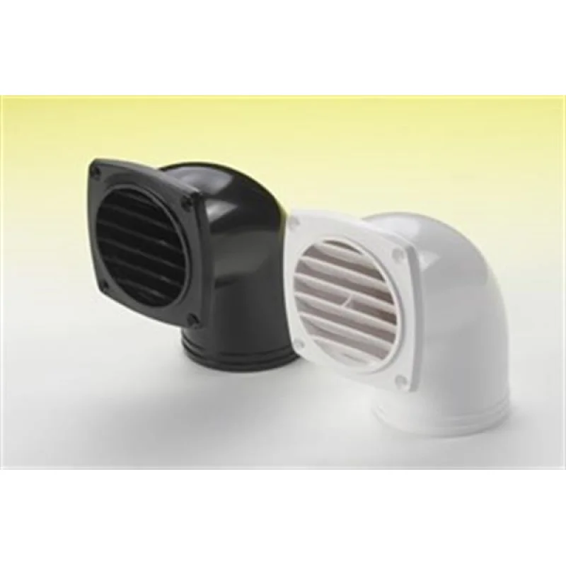 SEAWORLD HAVALANDIRMA, 90° HORTUM ADP. PLASTİK.SİYAH Ø76MM